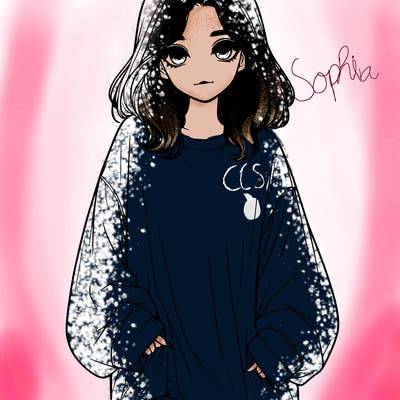 realistic girl in oversized shirt