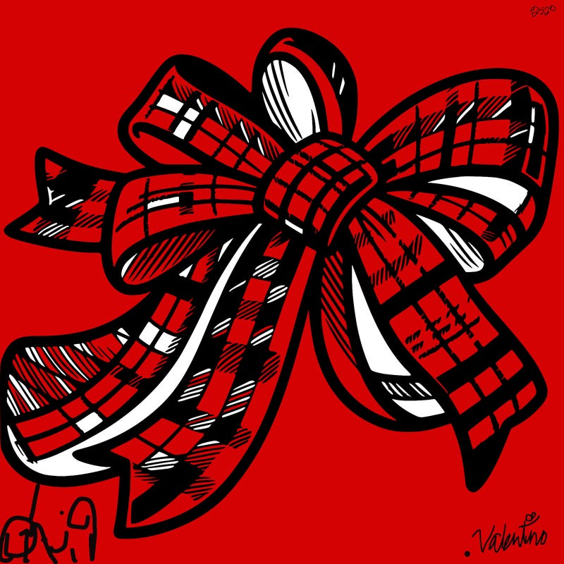 plaid ribbon