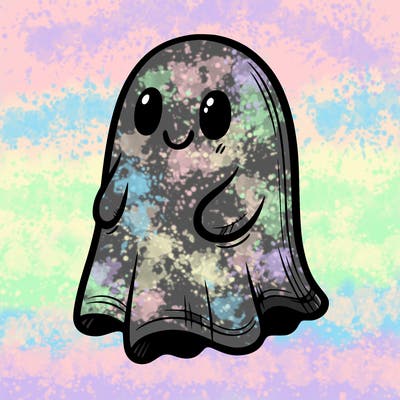 creepy but cute and ghost