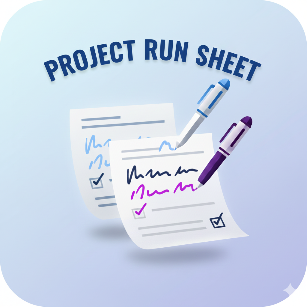 Project Run Sheet - Business App | MWM