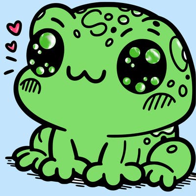 frog cute
