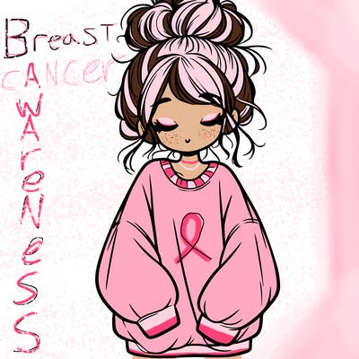 girl with baggy sweatshirt and messy bun