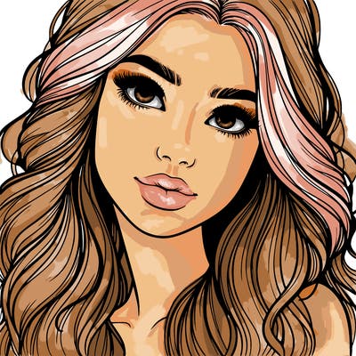 beautiful realistic girl