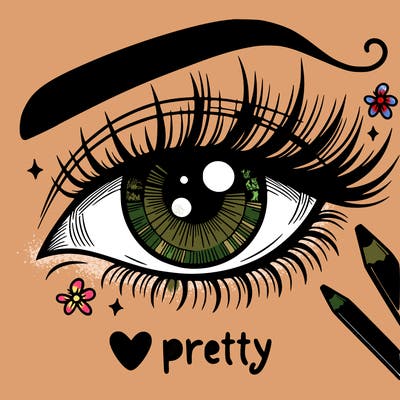 pretty eye