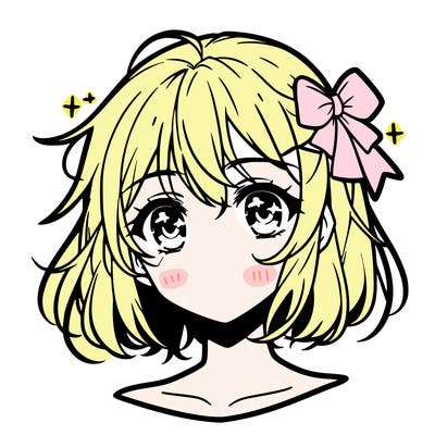 anime girl face
