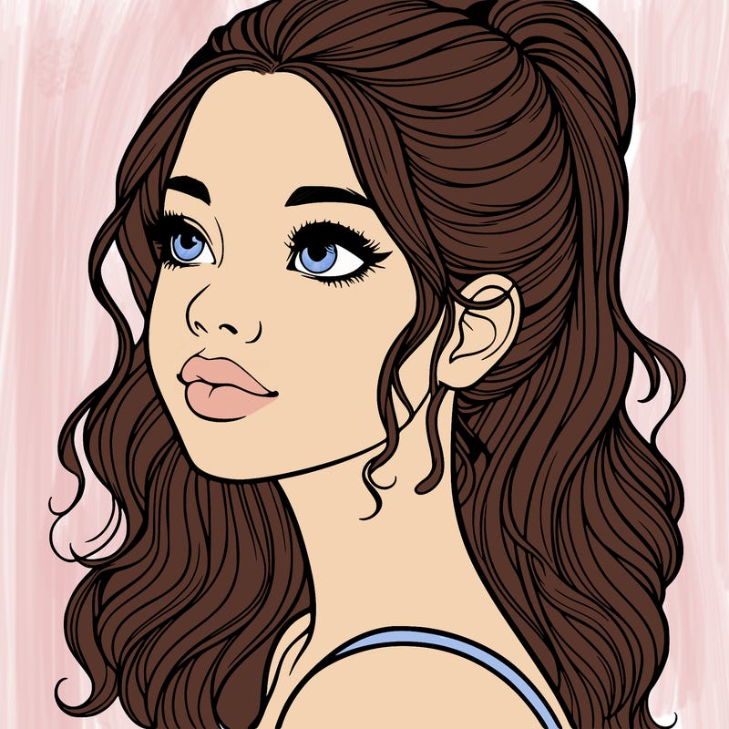 beautiful realistic girl