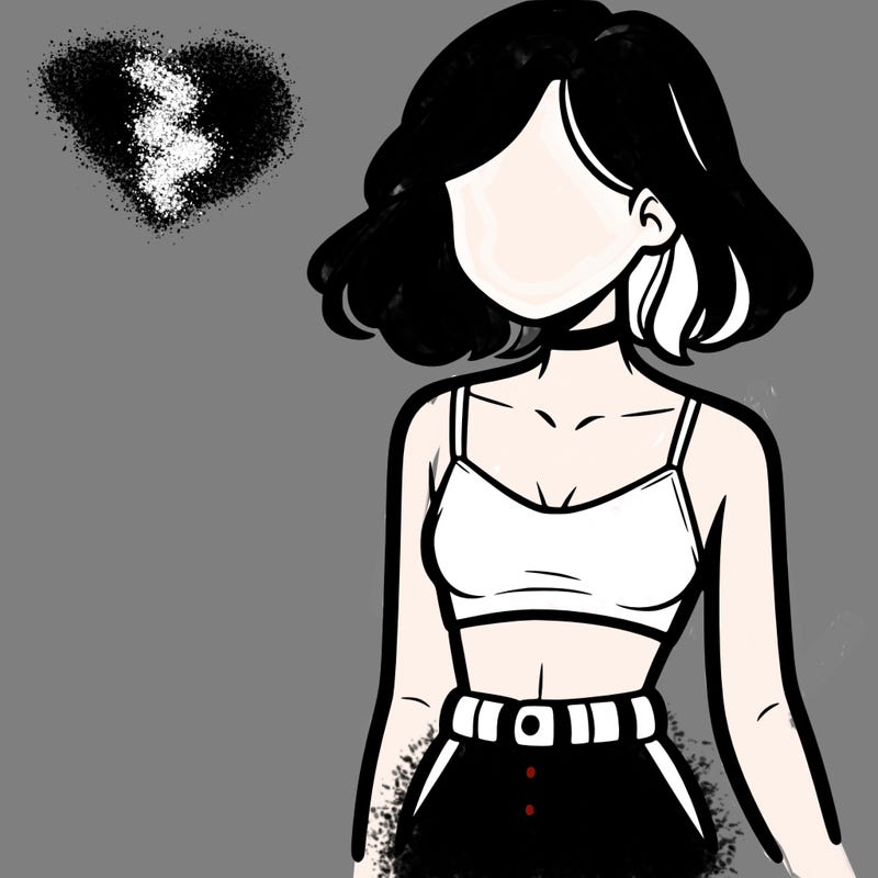 girl with crop top