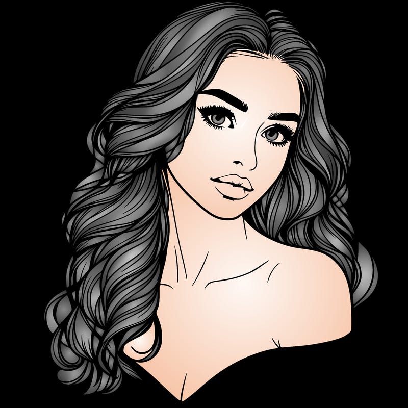 beautiful realistic girl