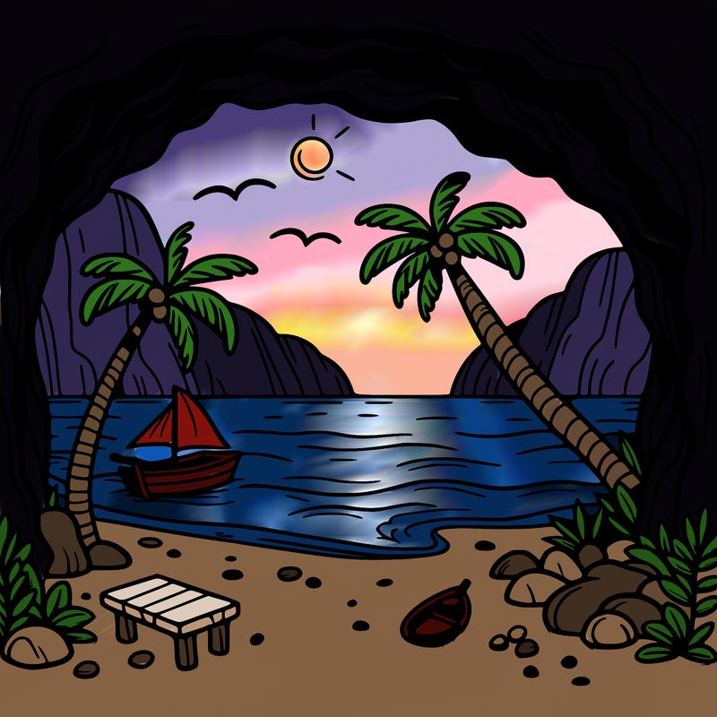 beach cave