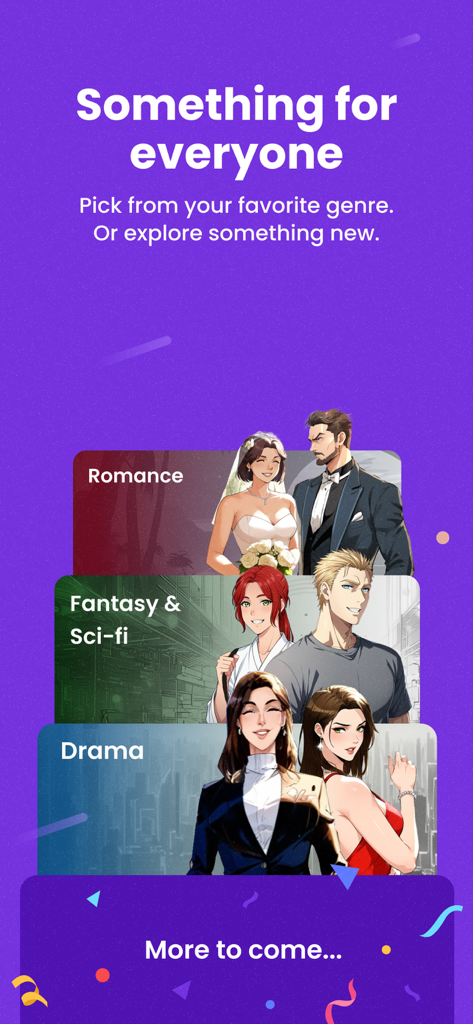 Pocket Toons: Webtoons & Manga - Pocket Toons app interface showcasing webtoon genres like Romance Fantasy and Drama