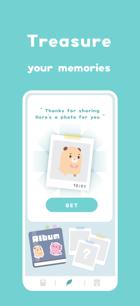 Chat Journal - Self care mind - Treasuring memories in Chat Journal with cute animal photo rewards and a collection album.