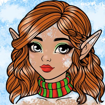 realistic girl elf