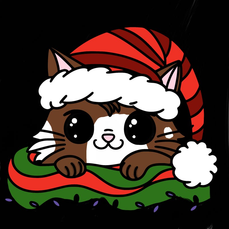 cat christmas
