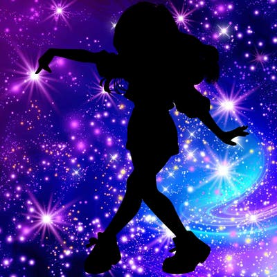 realistic girl danceing