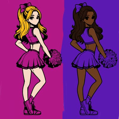 realistic cheerleader