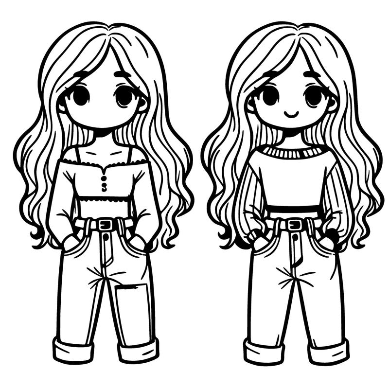 girl wearing jeans, a top, and a sweater around her waist