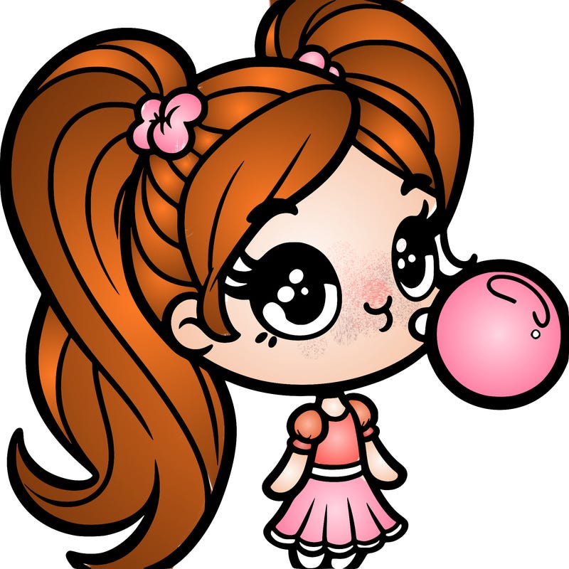 bubble gum girl