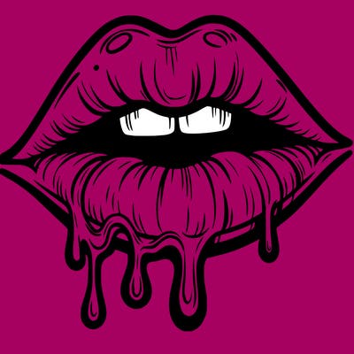 lips that look realistic and drip