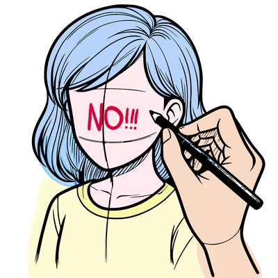 drawing a realistic person