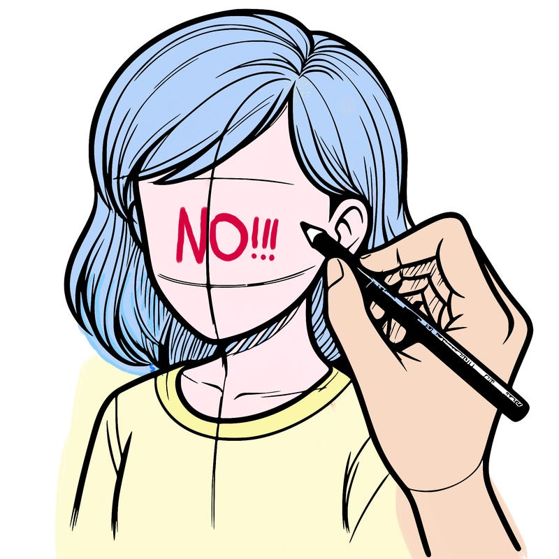 drawing a realistic person