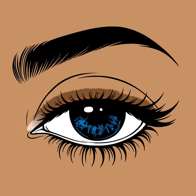 eye closed realistic