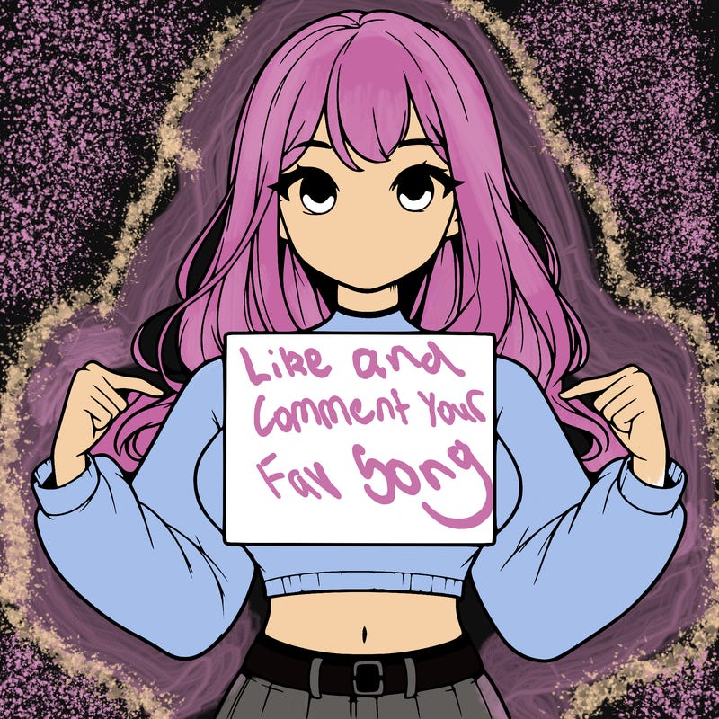 girl holding a blank sign in a long sleeve crop top