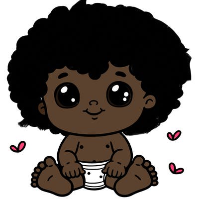 curly baby boy