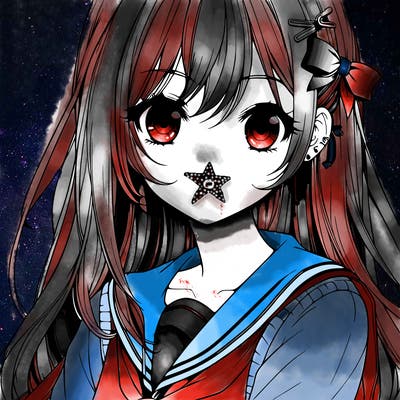 realistic manga girl