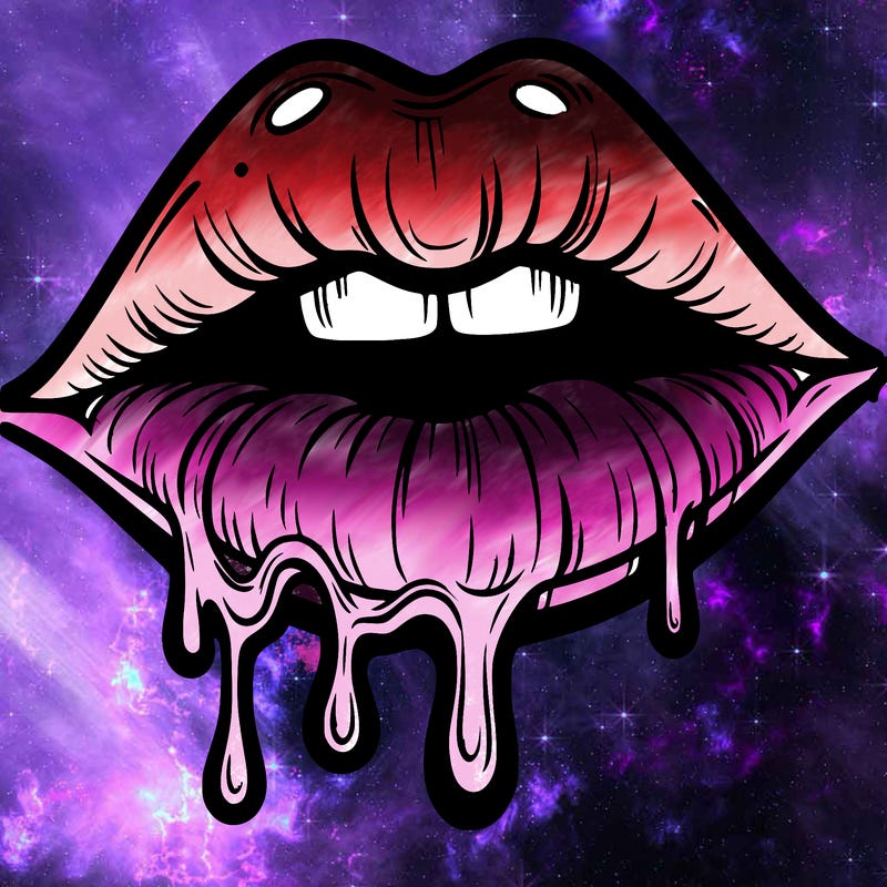 lips that look realistic and drip