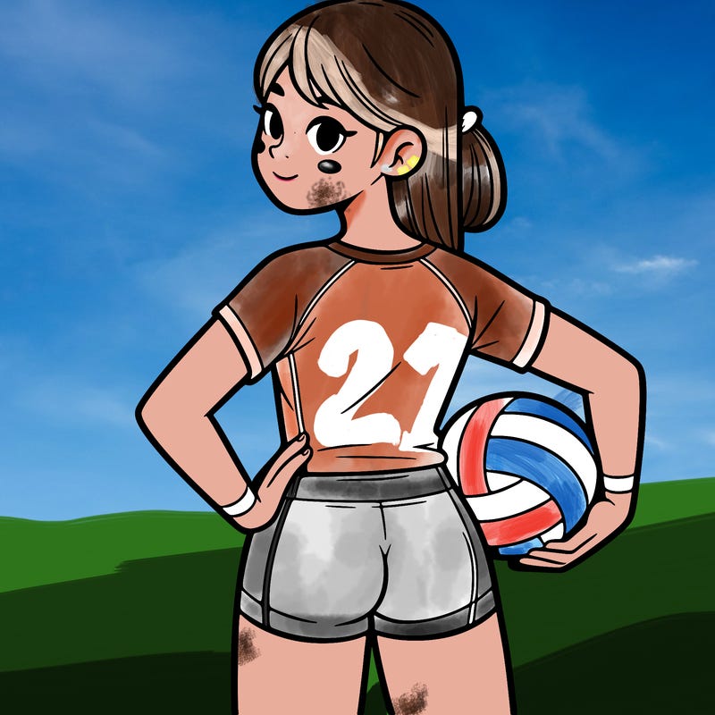 volleyball girl