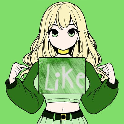 girl holding a blank sign in a long sleeve crop top