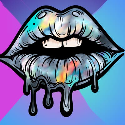 lips that look realistic and drip