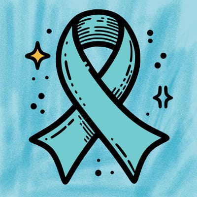 ribbon symbol of national breast cancer awareness month