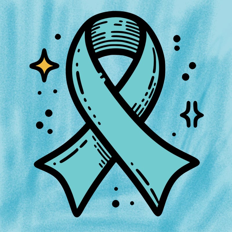 ribbon symbol of national breast cancer awareness month