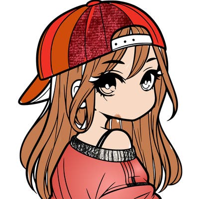 girl with a backward hat on