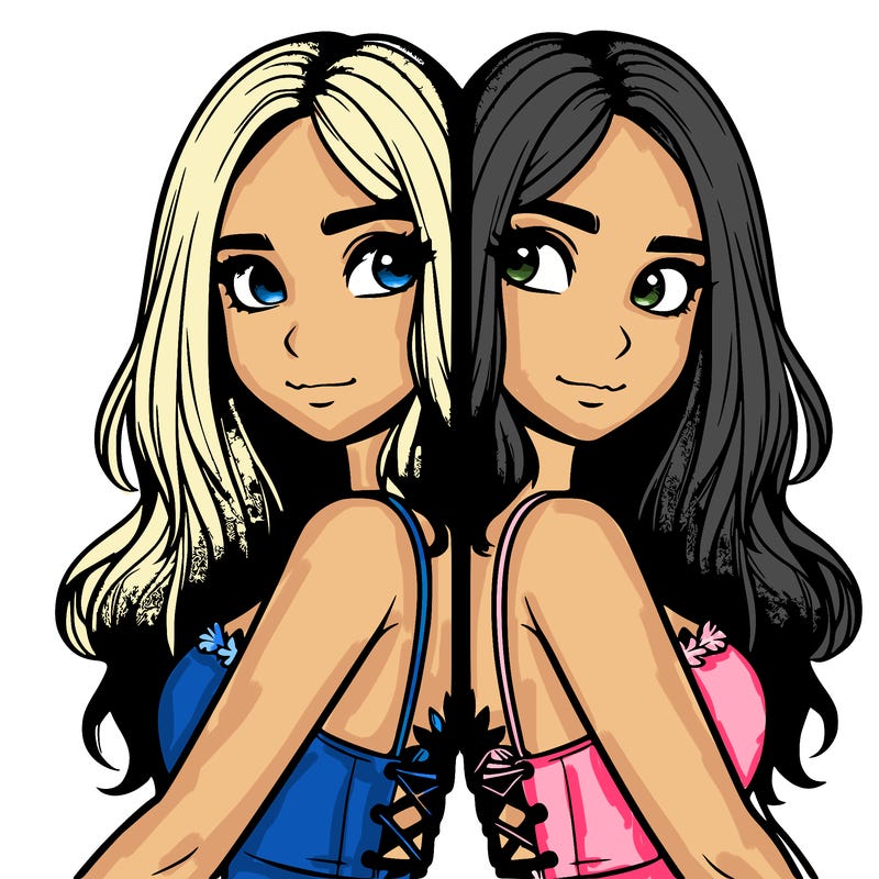 a realistic girl split