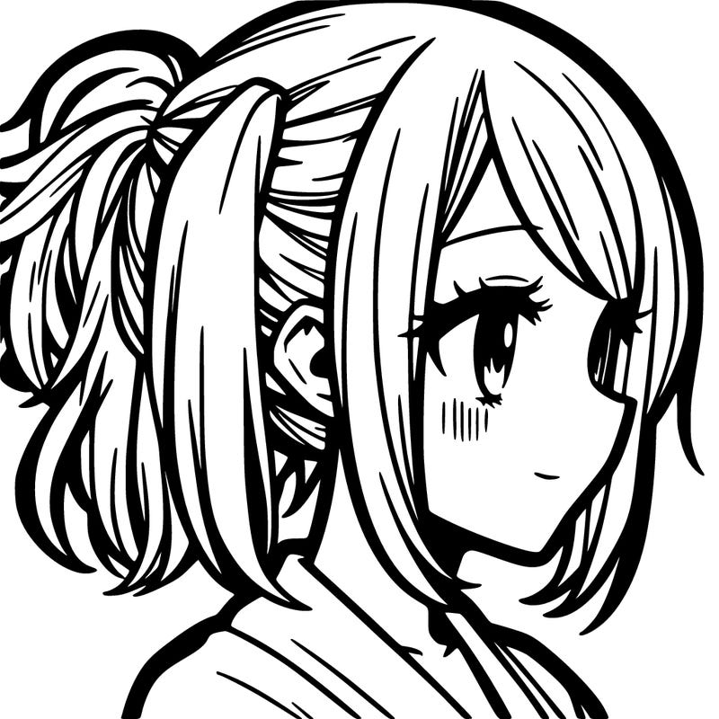 blonde manga girl profile photo