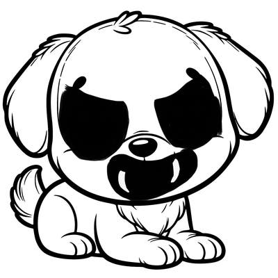 cute dog realistic