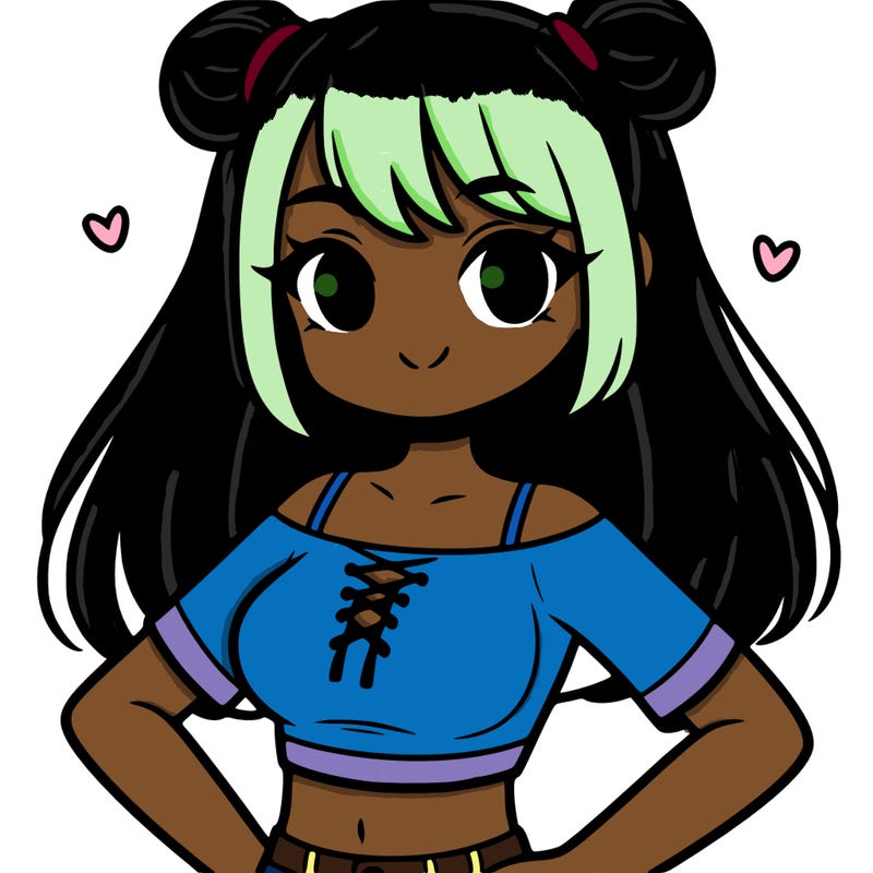 girl with cute crop top