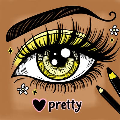 pretty eye
