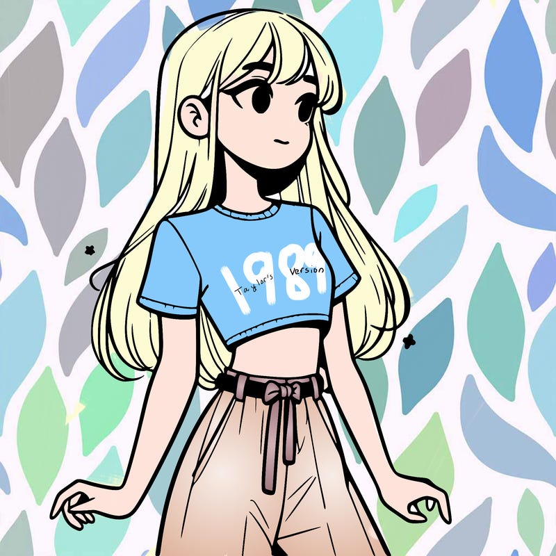 girl in a cute crop top