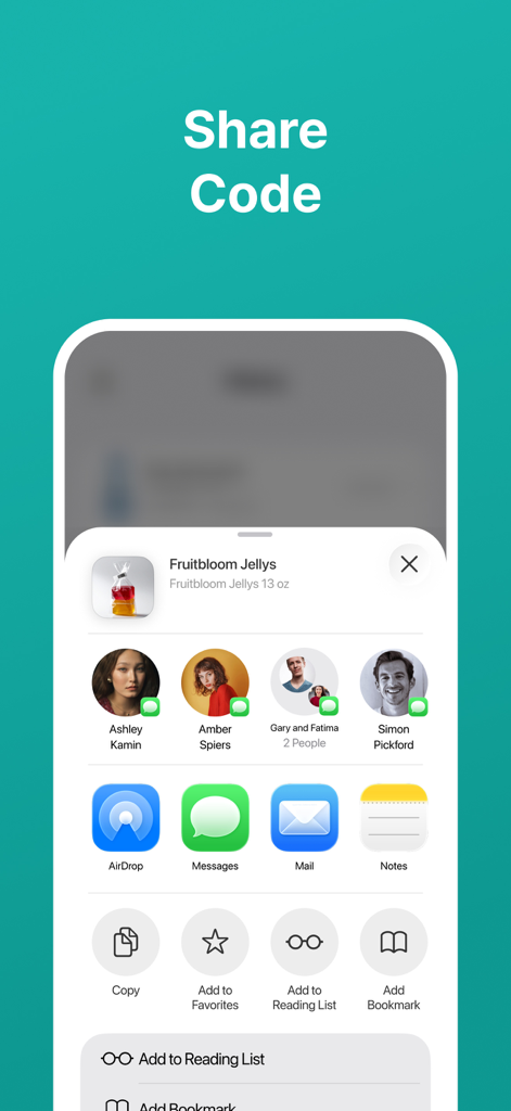 QR Code Scanner · Barcode - A mobile interface for sharing scanned barcode information and product data