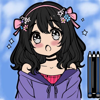 easy cute manga girl