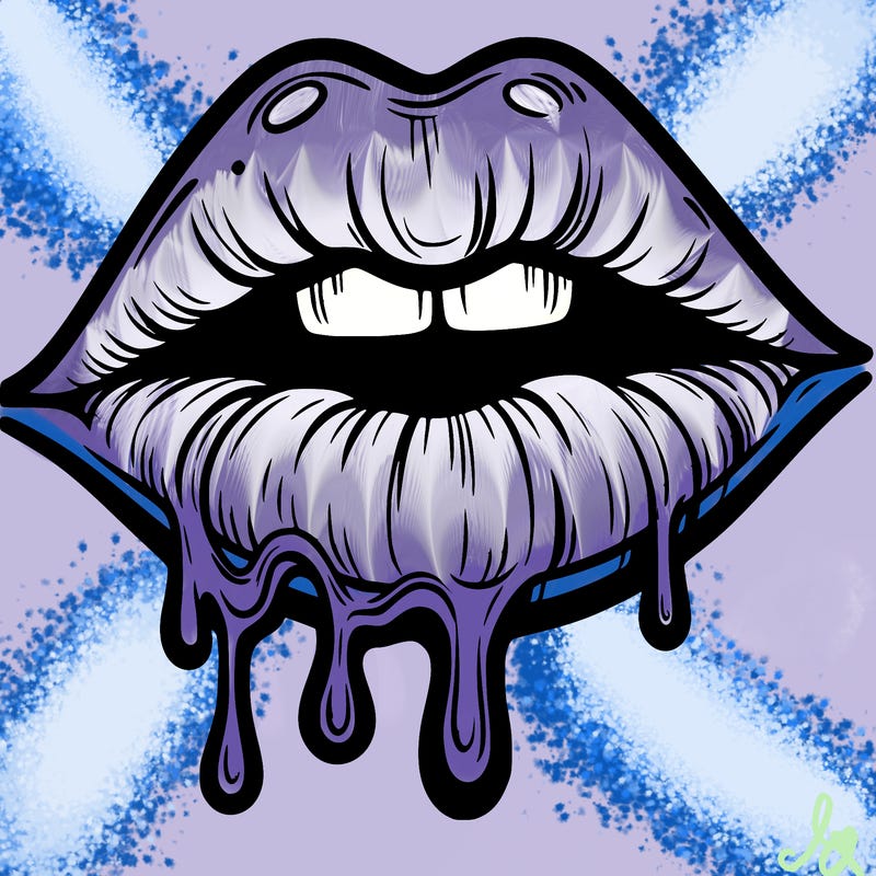 lips that look realistic and drip