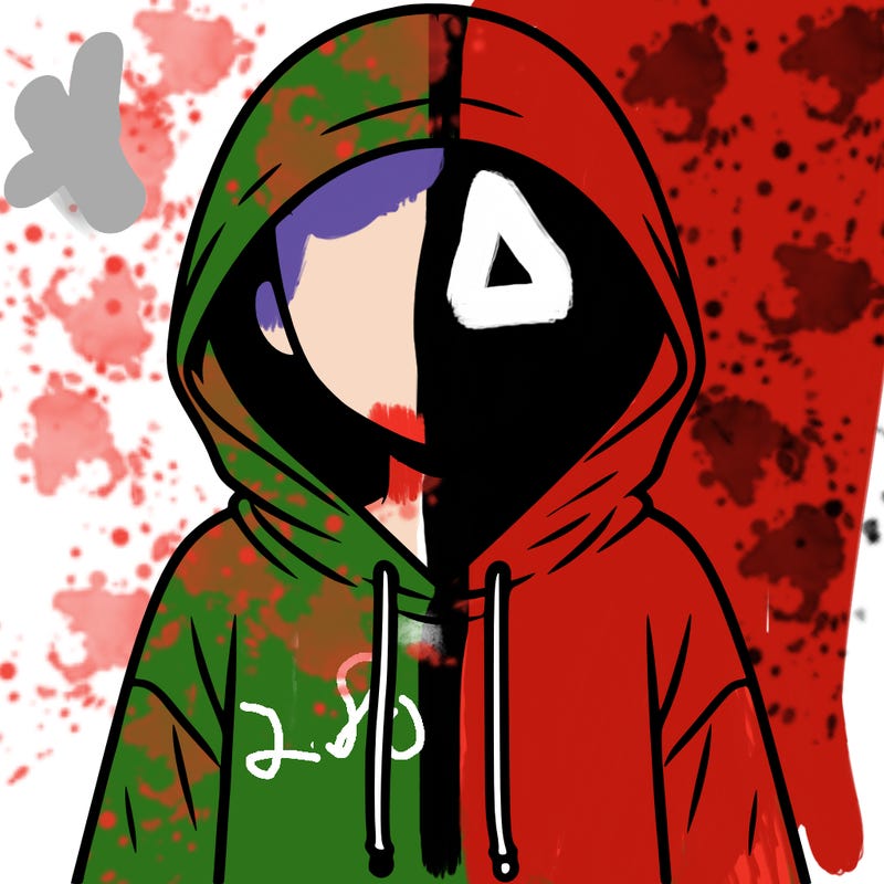 faceless girl in hoodie