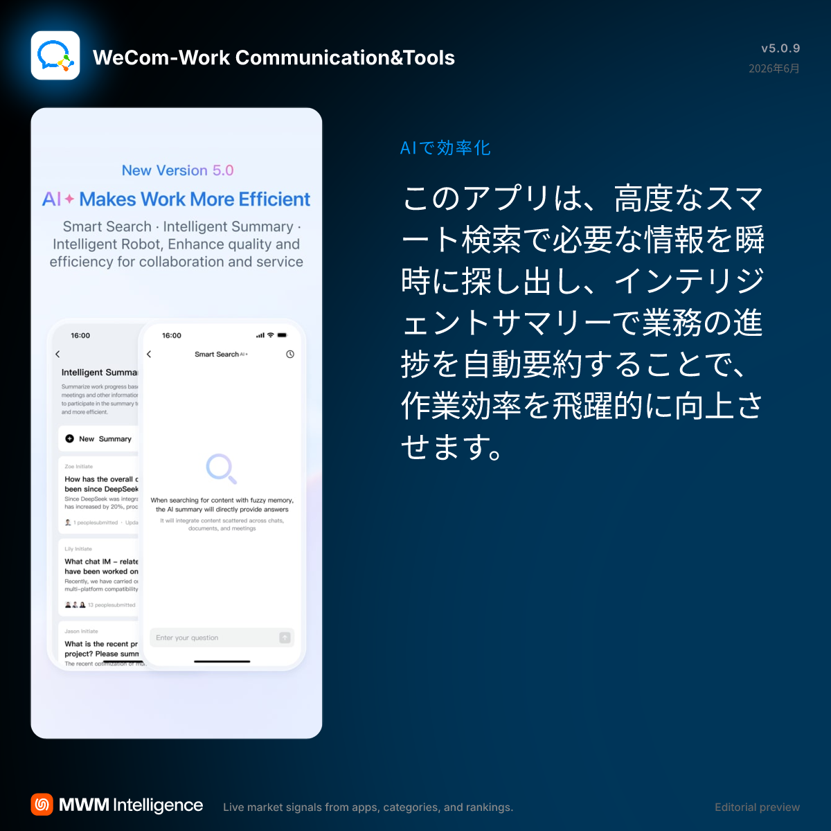 WeCom-Work Communication&Tools - ビジネスアプリ | MWM