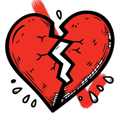 a broken heart