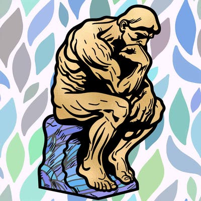 the thinker rodin realistic