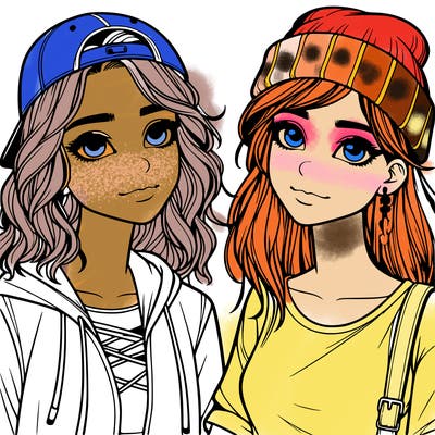 realistic teenager girls