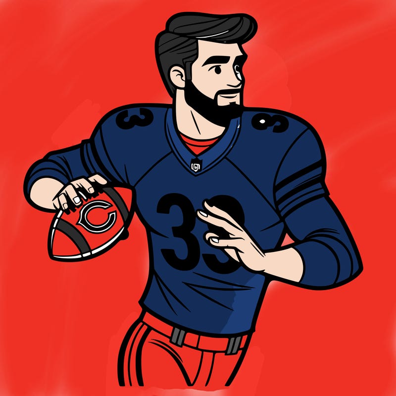 man playing for the chicago bears
